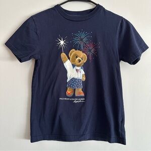 Ralph Lauren Polo Bear Cotton Jersey Tee Boys Size 8